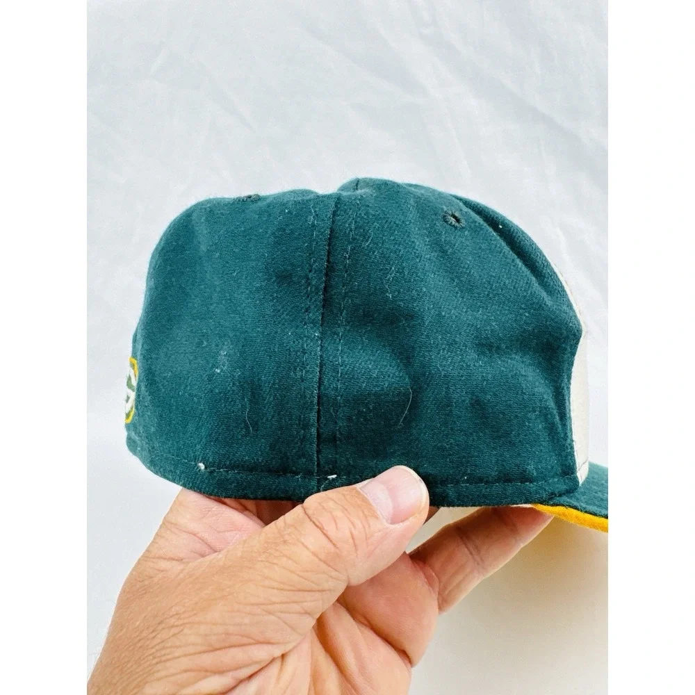 New Era 59FIFTY Green Bay Packers Fitted Hat Size 7 NFL White Green Gold - Picture 5 of 10